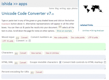 Unicode Code Converter