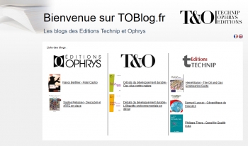 TOBlog.fr - Les blogs des Editions Technip et Ophrys