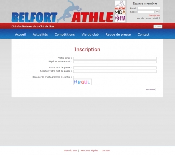 Belfort Athlé - écran n°3
