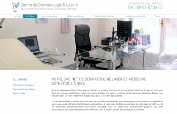 Centre de Dermatologie & Lasers des docteurs Olivia Roux & Maxime Zakaria - écran n°2
