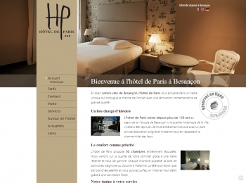 Hôtel de Paris à Besançon - écran n°1