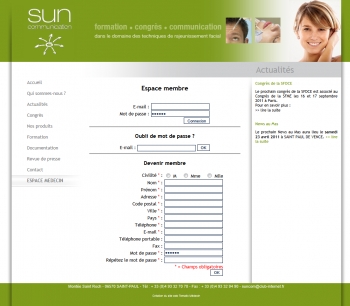 Sun communication - écran n°5