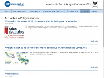 WP signalisation - écran n°6