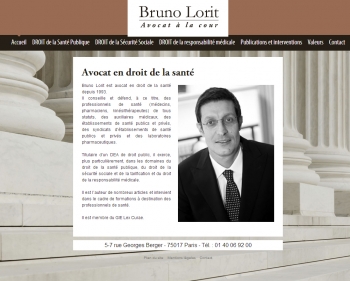 Avocat Bruno Lorit - écran n°1