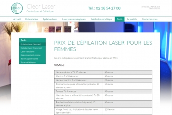 Cleor laser - écran n°5