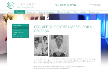 Cleor laser - écran n°3