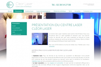 Cleor laser - écran n°2