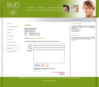 Sun communication - écran n°4